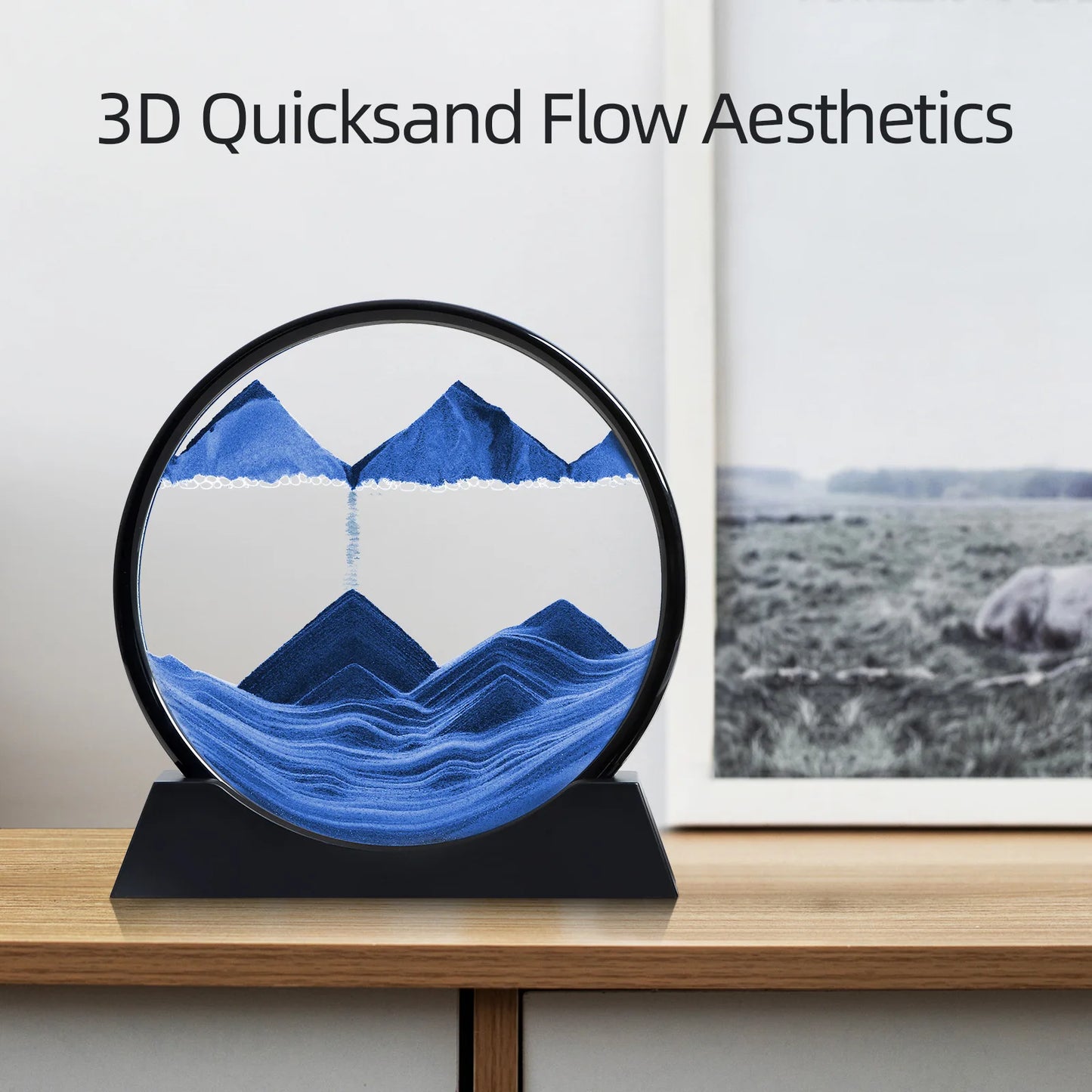 Dynamic Quicksand Desk Decor