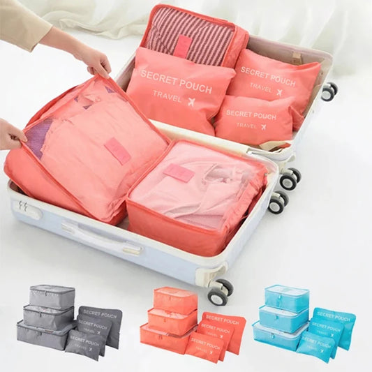 WanderNest – The Ultimate 6-Piece Travel Organizer Set